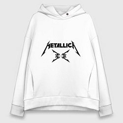 Женское худи оверсайз Metallica