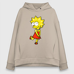 Женское худи оверсайз Красивая Лиза