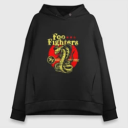 Женское худи оверсайз Foo fighters musical