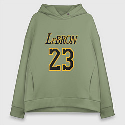 Толстовка оверсайз женская Lebron 23, цвет: авокадо