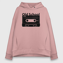 Женское худи оверсайз Old school music