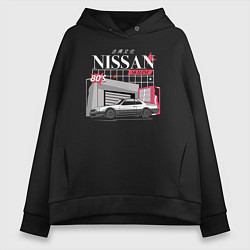 Женское худи оверсайз Nissan Skyline sport