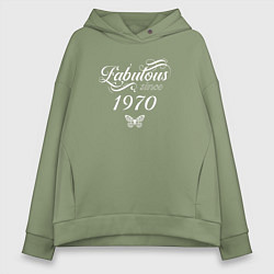 Женское худи оверсайз Fabulous since 1970