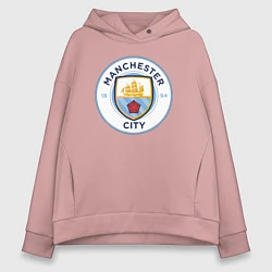 Толстовка оверсайз женская Manchester City FC, цвет: пыльно-розовый