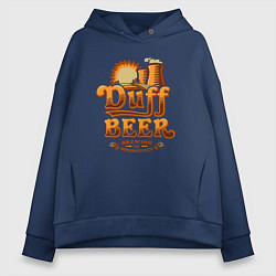 Женское худи оверсайз Duff beer brewing