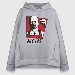 Женское худи оверсайз KGB Lenin