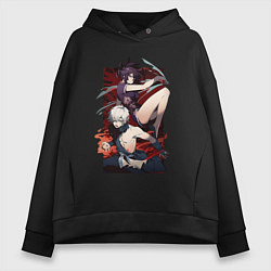 Женское худи оверсайз Gabi and Yuzuriha