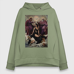 Женское худи оверсайз Feat lana del rey