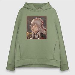 Женское худи оверсайз Цзин Юань