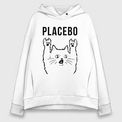Женское худи оверсайз Placebo - rock cat