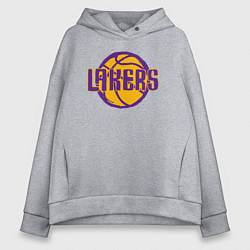 Женское худи оверсайз Lakers ball