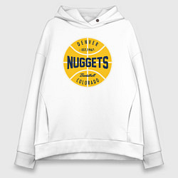 Женское худи оверсайз Denver Nuggets 1967