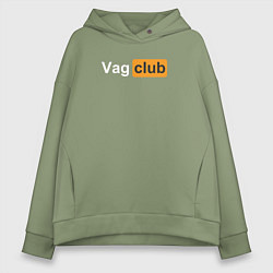 Женское худи оверсайз Vag club