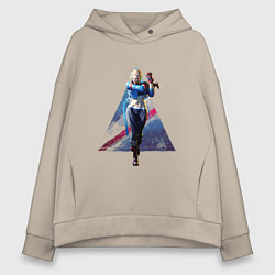 Женское худи оверсайз Street Fighter 6 Cammy