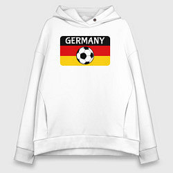 Женское худи оверсайз Football Germany