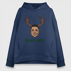 Женское худи оверсайз Young buck