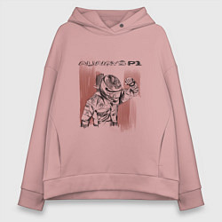 Женское худи оверсайз Always P1 black