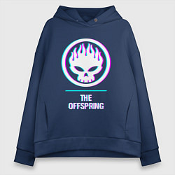 Женское худи оверсайз The Offspring glitch rock