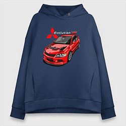 Женское худи оверсайз Lancer Evolution 8