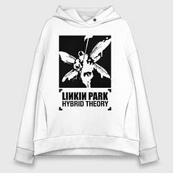 Толстовка оверсайз женская LP Hybrid Theory, цвет: белый