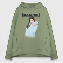 Женское худи оверсайз Jisoo Blackpink winter