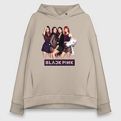 Женское худи оверсайз Rose Blackpink kpop