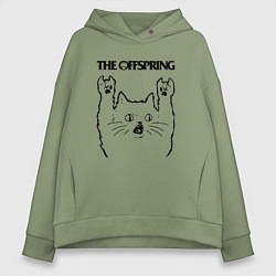 Женское худи оверсайз The Offspring - rock cat