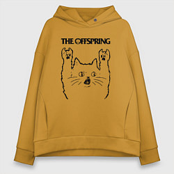 Женское худи оверсайз The Offspring - rock cat