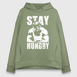 Женское худи оверсайз Arnold motivation