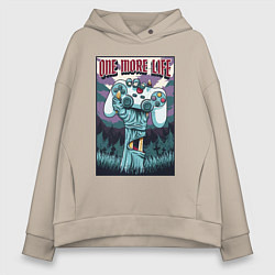 Женское худи оверсайз One more life