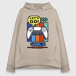 Женское худи оверсайз Gamer by night