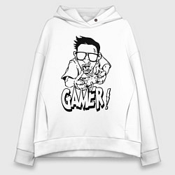 Женское худи оверсайз Gamer man