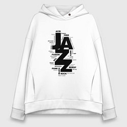Женское худи оверсайз Jazz Styles BW2