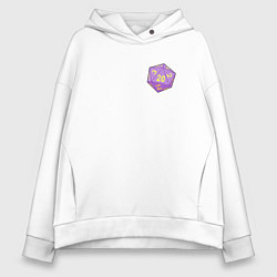 Женское худи оверсайз Baldurs Gate 3 D20