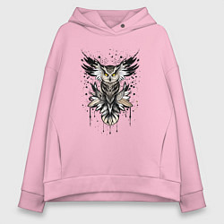 Женское худи оверсайз Сова викинга