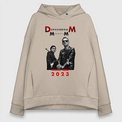 Женское худи оверсайз Depeche Mode 2023 Memento Mori - Dave & Martin 03