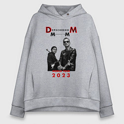 Женское худи оверсайз Depeche Mode 2023 Memento Mori - Dave & Martin 03