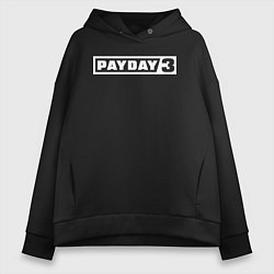 Женское худи оверсайз Payday 3 logo