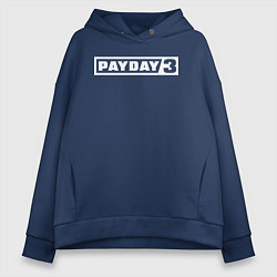 Женское худи оверсайз Payday 3 logo