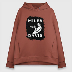 Женское худи оверсайз Tribute to Miles Davis