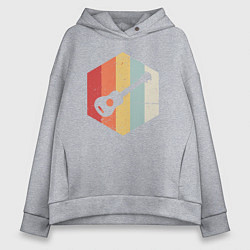 Женское худи оверсайз Гитарка