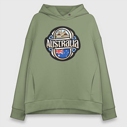 Женское худи оверсайз Australia adventure