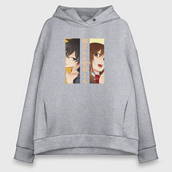 Женское худи оверсайз Кёко Хори и Изуми Миямура - Хоримия