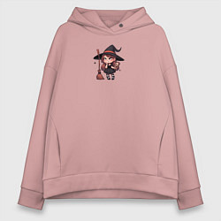 Женское худи оверсайз Маленькая ведьма