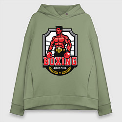 Женское худи оверсайз Fignt club boxing