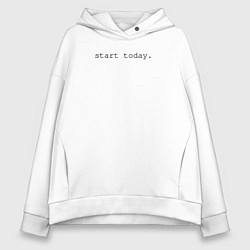 Женское худи оверсайз Start today