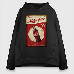 Толстовка оверсайз женская Nuka cola price, цвет: черный