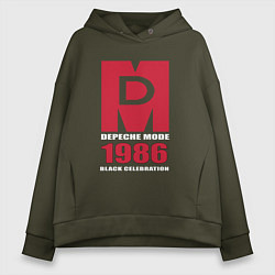 Женское худи оверсайз Depeche Mode - Black Celebration album merch