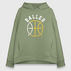 Женское худи оверсайз Baller