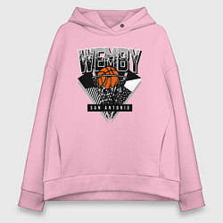 Женское худи оверсайз Wemby San Antonio